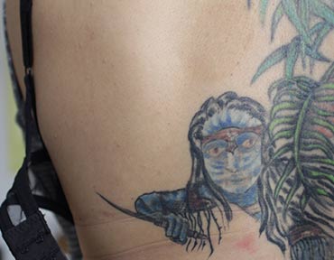 Avatar Cover Up vorher